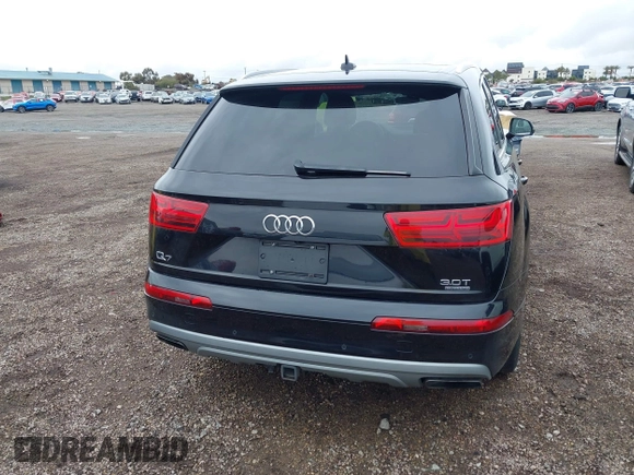 2017 Audi Q7 Premium Plus with VIN WA1LAAF71HD023838, listed as a IAAI auction lot 41924707 with 107,785 mi miles. Bid and sale history available at carsss.com. Image 17.