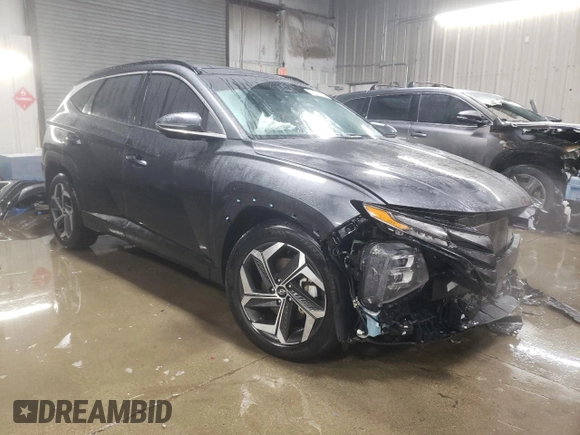 2023 Hyundai Tucson Limited with VIN 5NMJE3AE3PH177346, listed as a Copart auction lot 45743285 with 37,485 mi miles and Salvage Title. Bid and sale history available at carsss.com. Image 4.