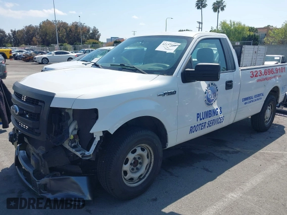 2014 Ford F-150 XL with VIN 1FTMF1CM9EKD53806, listed as a IAAI auction lot 42137550 with 138,888 mi miles and . Bid and sale history available at carsss.com. Image 18.
