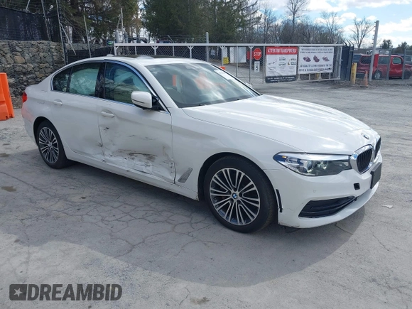 2019 BMW 5 Series 530i xDrive with VIN WBAJA7C5XKWW23351, listed as a IAAI auction lot 41760342 with 45,869 mi miles and . Bid and sale history available at carsss.com. Image 1.