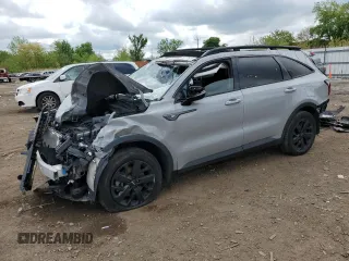 2022 Kia Sorento X-Line S with VIN 5XYRLDLC5NG143961, listed as a Copart auction lot 56420525 with 38,073 mi miles and Salvage title. Bid and sale history available at DreamBid. Image 1.
