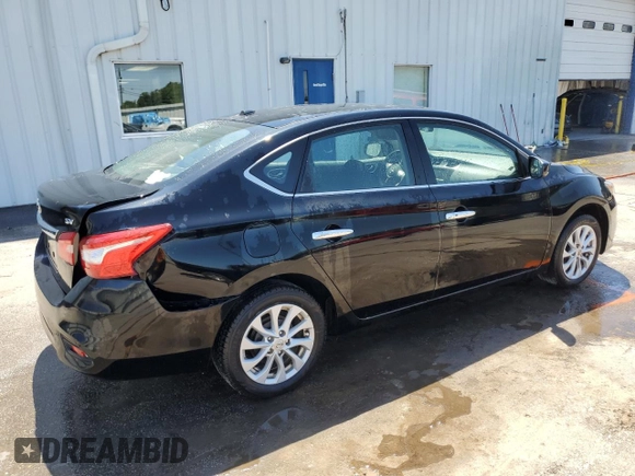 2019 Nissan Sentra SV with VIN 3N1AB7AP7KL626981, listed as a Copart auction lot 52803815 with 111,703 mi miles and Salvage Title. Bid and sale history available at DreamBid. Image 3.