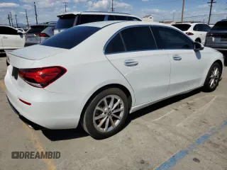 2020 Mercedes-Benz A 220 with VIN WDD3G4EB3LW039599, listed as a Copart auction lot 51869905 with 36,760 mi miles and Salvage Title. Bid and sale history available at DreamBid. Image 3.