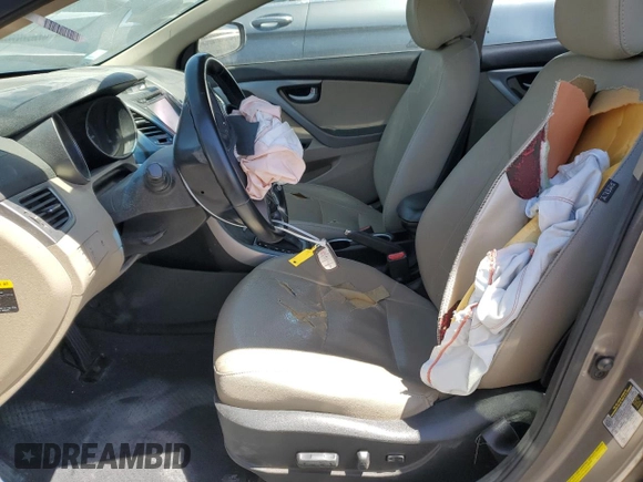 2014 Hyundai Elantra SE с VIN 5NPDH4AE6EH495780, выставлен на аукционе Copart как лот 51750655 с пробегом Не указан миль и Списание • Salvage title. История ставок и продаж доступна на DreamBid. Изображение 7.
