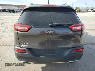 2018 Jeep Cherokee Limited with VIN 1C4PJMDX3JD554279, listed as a Copart auction lot 84880804 with 135,630 mi miles and Salvage Title. Bid and sale history available at carsss.com. Image 6.