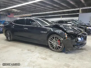 2015 Maserati Quattroporte S Q4 with VIN ZAM56RRA5F1158269, listed as a Copart auction lot 50154015 with 59,635 mi miles and Salvage Title. Bid and sale history available at carsss.com. Image 4.