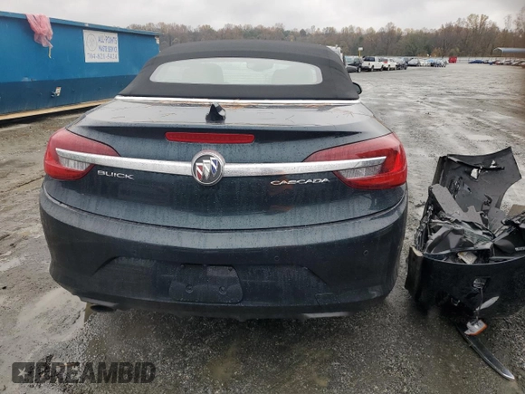 2018 Buick Cascada Sport Touring with VIN W04WJ3N59JG049648, listed as a Copart auction lot 78995944 with 16,945 mi miles and Salvage Title. Bid and sale history available at DreamBid. Image 6.