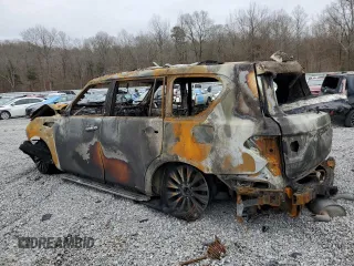 2022 Nissan Armada SL with VIN JN8AY2BAXN9390045, listed as a Copart auction lot 87619075 with 0 mi miles and Non Repairable. Bid and sale history available at carsss.com. Image 2.