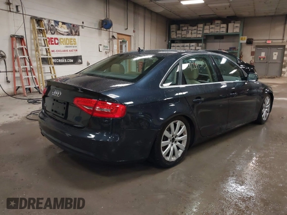 2013 Audi A4 Premium z VIN WAUDFAFL7DN012126, wystawiony jako IAAI lot #42219515 z przebiegiem 151 202 mil mil oraz . Historia ofert i sprzedaży dostępna na DreamBid. Obrazek 4.