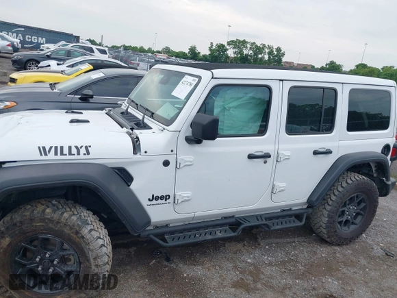 2024 Jeep Wrangler Sport S with VIN 1C4PJXDG9RW289370, listed as a IAAI auction lot 42274788 with 15,776 mi miles and . Bid and sale history available at DreamBid. Image 15.