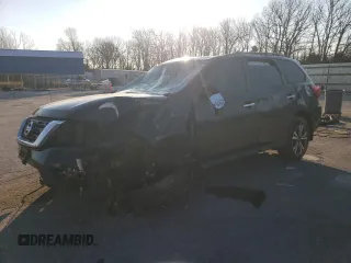2018 Nissan Pathfinder SL z VIN 5N1DR2MMXJC667248, wystawiony jako Copart lot #49826805 z przebiegiem 106 988 mil mil oraz Szkoda całkowita • Salvage title. Historia ofert i sprzedaży dostępna na DreamBid. Obrazek 1.