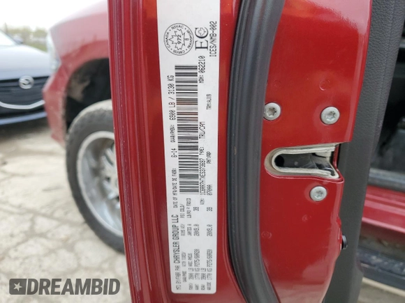 2014 Ram 1500 Sport с VIN 1C6RR7HTXES373697, выставлен на аукционе Copart как лот 51261255 с пробегом 116 047 миль миль и Списание • Salvage title. История ставок и продаж доступна на DreamBid. Изображение 14.