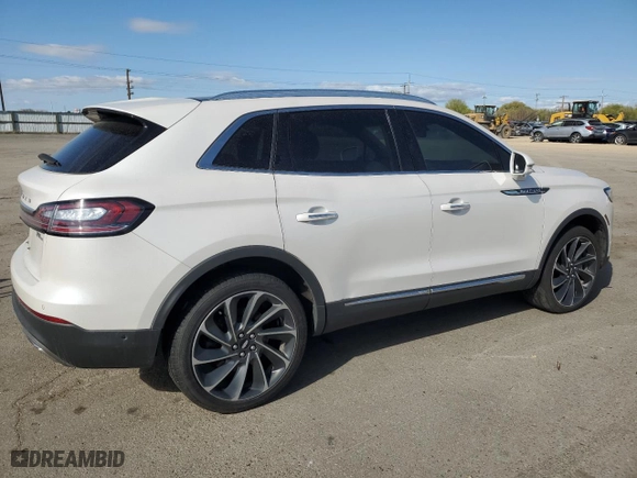 2019 Lincoln Nautilus Reserve with VIN 2LMPJ8LP0KBL28717, listed as a Copart auction lot 53848885 with 96,056 mi miles and Clean Title. Bid and sale history available at carsss.com. Image 3.