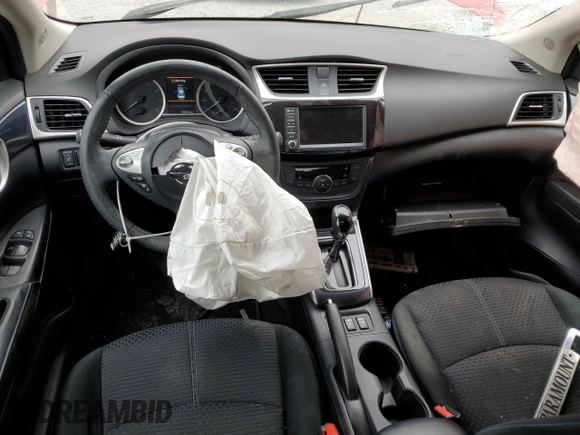 2019 Nissan Sentra S with VIN 3N1AB7AP0KY341347, listed as a Copart auction lot 47030485 with 82,822 mi miles and Salvage Title. Bid and sale history available at DreamBid. Image 8.