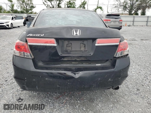 2012 Honda Accord EX with VIN 1HGCP2F77CA188962, listed as a Copart auction lot 63027895 with 159,680 mi miles and Salvage title. Bid and sale history available at DreamBid. Image 6.