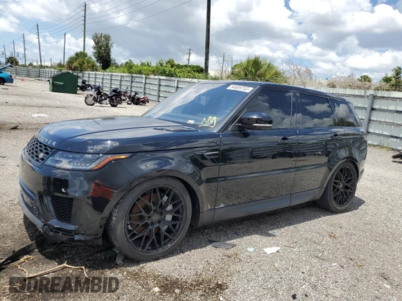2020 Land Rover Range Rover Sport SE with VIN SALWG2SUXLA712699, listed as a Copart auction lot 54689753 with 0 mi miles. Bid and sale history available at carsss.com. Image 1.