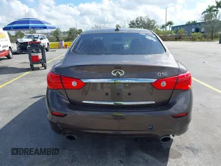 2017 Infiniti Q50 3.0t Premium with VIN JN1EV7AP5HM740257, listed as a IAAI auction lot 41521837 with 78,763 mi miles. Bid and sale history available at carsss.com. Image 16.