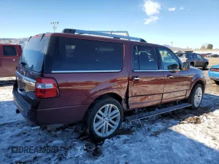 2017 Ford Expedition EL Platinum with VIN 1FMJK1MT7HEA52308, listed as a Copart auction lot 42376245 with 108,063 mi miles and Salvage Title. Bid and sale history available at carsss.com. Image 3.
