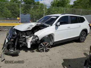 2021 Volkswagen Atlas SE z VIN 1V2LP2CA3MC513383, wystawiony jako Copart lot #56131345 z przebiegiem 75 230 mil mil oraz Szkody całkowita. Historia ofert i sprzedaży dostępna na DreamBid. Obrazek 1.