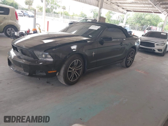 2012 Ford Mustang V6 with VIN 1ZVBP8EMXC5204579, listed as a IAAI auction lot 42240673 with 177,917 mi miles and . Bid and sale history available at DreamBid. Image 17.