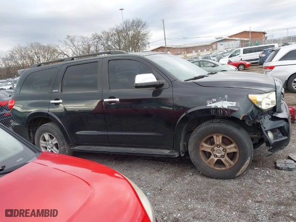 2008 Toyota Sequoia Ltd with VIN 5TDZY68A58S013562, listed as a IAAI auction lot 41514086 with 124,026 mi miles. Bid and sale history available at carsss.com. Image 13.
