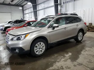 2017 Subaru Outback Premium с VIN 4S4BSACC5H3332195, выставлен на аукционе Copart как лот 58159375 с пробегом 136 620 миль миль и Списание • Salvage title. История ставок и продаж доступна на DreamBid. Изображение 1.