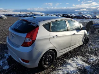2017 Hyundai Accent SE with VIN KMHCT5AEXHU337058, listed as a Copart auction lot 49476065 with 130,024 mi miles and Salvage Title. Bid and sale history available at carsss.com. Image 3.