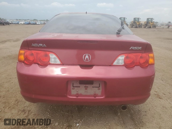 2002 Acura RSX Auto with VIN JH4DC54802C012624, listed as a Copart auction lot 62392515 with 226,368 mi miles and Salvage title. Bid and sale history available at DreamBid. Image 6.
