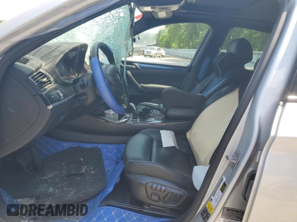 2016 BMW X4 xDrive28i with VIN 5UXXW3C57G0M89883, listed as a Copart auction lot 56080924 with 0 mi miles and Salvage Title. Bid and sale history available at carsss.com. Image 7.