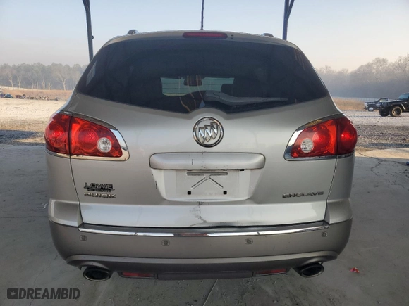 2012 Buick Enclave Leather with VIN 5GAKRCED2CJ155175, listed as a Copart auction lot 46661315 with 189,275 mi miles and Salvage Title. Bid and sale history available at carsss.com. Image 6.