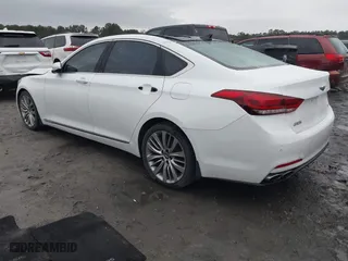 2015 Hyundai Genesis 5.0L with VIN KMHGN4JF0FU043700, listed as a IAAI auction lot 41527863 with 110,520 mi miles. Bid and sale history available at carsss.com. Image 3.