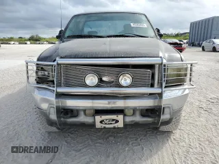 2001 Ford Super Duty F-250 XL with VIN 1FTNX21L91EC07772, listed as a Copart auction lot 45503435 with 0 mi miles and Salvage Title. Bid and sale history available at carsss.com. Image 5.