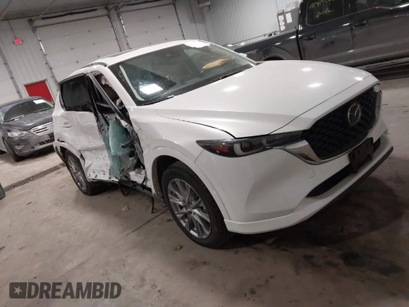 2024 Mazda CX-5 2.5 S Premium Package with VIN JM3KFBDM0R0387539, listed as a IAAI auction lot 41398347 with 8,444 mi miles. Bid and sale history available at carsss.com. Image 1.