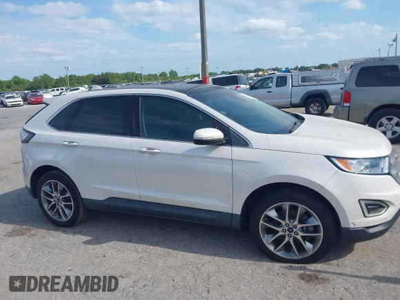 2016 Ford Edge Titanium with VIN 2FMPK3K88GBB17424, listed as a IAAI auction lot 42121662 with 115,235 mi miles. Bid and sale history available at carsss.com. Image 13.