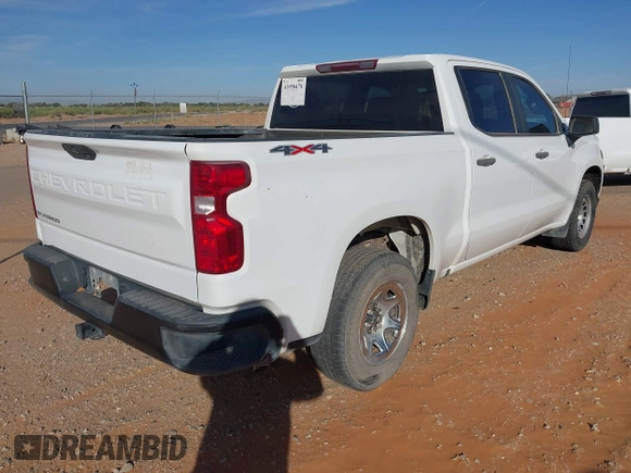 2021 Chevrolet Silverado 1500 Work Truck with VIN 3GCUYAEF2MG244456, listed as a IAAI auction lot 41958478 with 102,124 mi miles and . Bid and sale history available at DreamBid. Image 4.