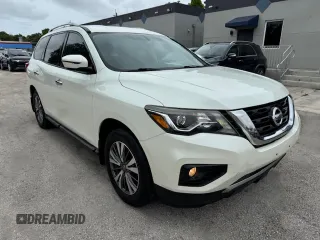2017 Nissan Pathfinder SL with VIN 5N1DR2MM1HC627750, listed as a Copart auction lot 60175325 with 83,893 mi miles and Non repairable. Bid and sale history available at DreamBid. Image 4.