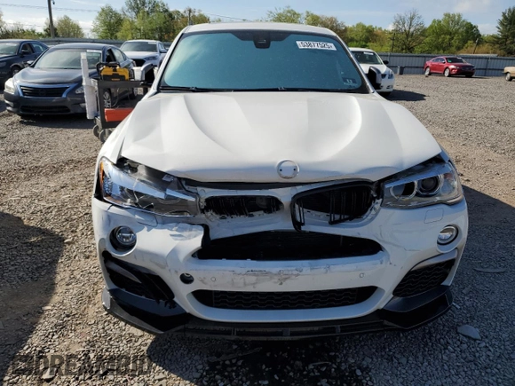 2018 BMW X4 M40i with VIN 5UXXW7C52J0W64443, listed as a Copart auction lot 53877525 with 49,634 mi miles and Salvage title. Bid and sale history available at DreamBid. Image 5.