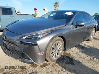 2023 Toyota Mirai XLE with VIN JTDAAAAAXPA010313, listed as a IAAI auction lot 41867909 with 11,996 mi miles. Bid and sale history available at carsss.com. Image 2.
