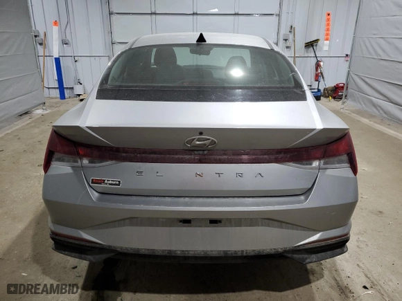 2022 Hyundai Elantra SE with VIN 5NPLL4AG4NH073454, listed as a Copart auction lot 47546895 with 49,036 mi miles and Salvage Title. Bid and sale history available at carsss.com. Image 6.