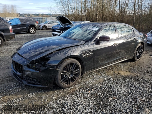 2018 Maserati Quattroporte S with VIN ZAM56YPA1J1304673, listed as a Copart auction lot 87639785 with 44,578 mi miles and Salvage Title. Bid and sale history available at carsss.com. Image 1.