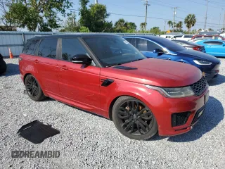 2019 Land Rover Range Rover Sport Dynamic with VIN SALWR2RE7KA816302, listed as a Copart auction lot 53452395 with 142,624 mi miles and Clean Title. Bid and sale history available at carsss.com. Image 4.