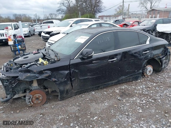 2016 Infiniti Q50 2.0t Base with VIN JN1CV7AP2GM202833, listed as a IAAI auction lot 41851321 with 1 miles. Bid and sale history available at carsss.com. Image 6.