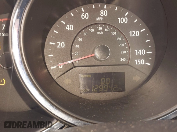 2013 Kia Sorento LX with VIN 5XYKTCA61DG405806, listed as a IAAI auction lot 41966976 with 129,942 mi miles and . Bid and sale history available at DreamBid. Image 7.
