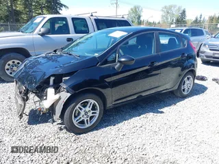 2019 Ford Fiesta SE with VIN 3FADP4EJ1KM155491, listed as a IAAI auction lot 42041050 with 72,381 mi miles. Bid and sale history available at carsss.com. Image 2.