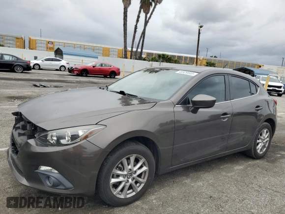 2016 Mazda 3 i Touring with VIN JM1BM1L73G1292047, listed as a Copart auction lot 48329555 with 93,754 mi miles and Salvage Title. Bid and sale history available at DreamBid. Image 1.