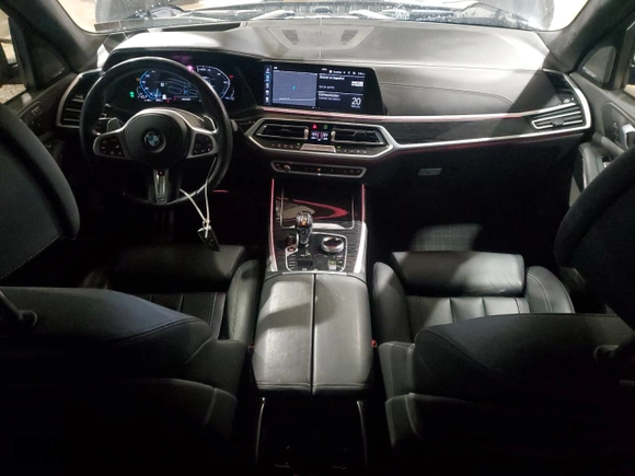 2022 BMW X7 M50i with VIN 5UXCX6C0XN9K45266, listed as a Copart auction lot 45732455 with 29,660 mi miles and Salvage Title. Bid and sale history available at carsss.com. Image 8.