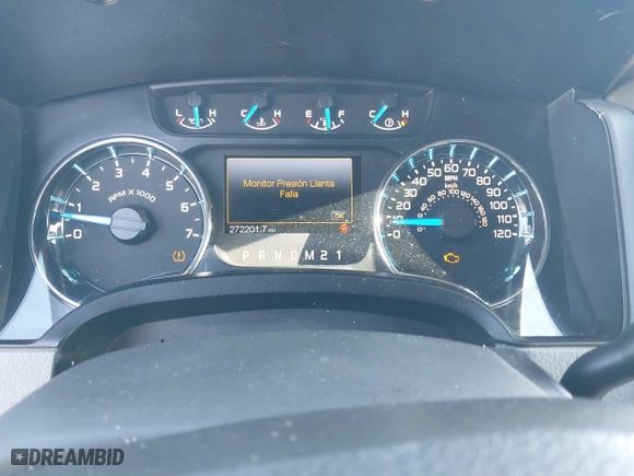 2013 Ford F-150 XL with VIN 1FTFW1CT5DFA98921, listed as a IAAI auction lot 41789209 with 272,201 mi miles. Bid and sale history available at carsss.com. Image 7.