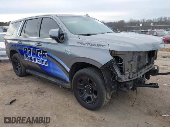 2022 Chevrolet Tahoe Commercial z VIN 1GNSCLED2NR211806, wystawiony jako IAAI lot #41422967 z przebiegiem 44 869 mil mil oraz . Historia ofert i sprzedaży dostępna na DreamBid. Obrazek 1.