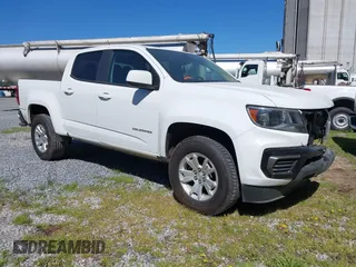 2021 Chevrolet Colorado 2WD LT with VIN 1GCGSCEN6M1163816, listed as a IAAI auction lot 41852906 with 137,009 mi miles. Bid and sale history available at carsss.com. Image 1.