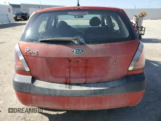2007 Kia Rio SX with VIN KNADE163176201534, listed as a Copart auction lot 54682195 with 388,812 mi miles and Clean Title. Bid and sale history available at carsss.com. Image 6.